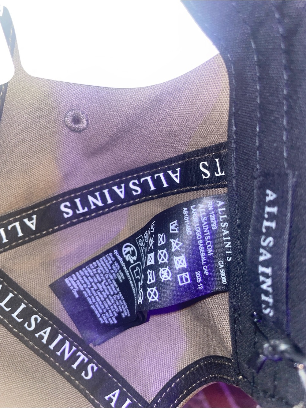 All Saints authentic snap back cap NWT - Picture 6 of 6